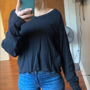 Brandy Melville long sleeve black shirt